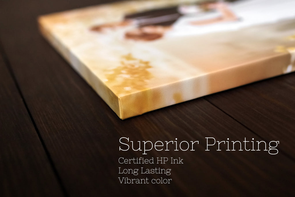 Gold Sheet Music Canvas - 50th Anniversary Gift