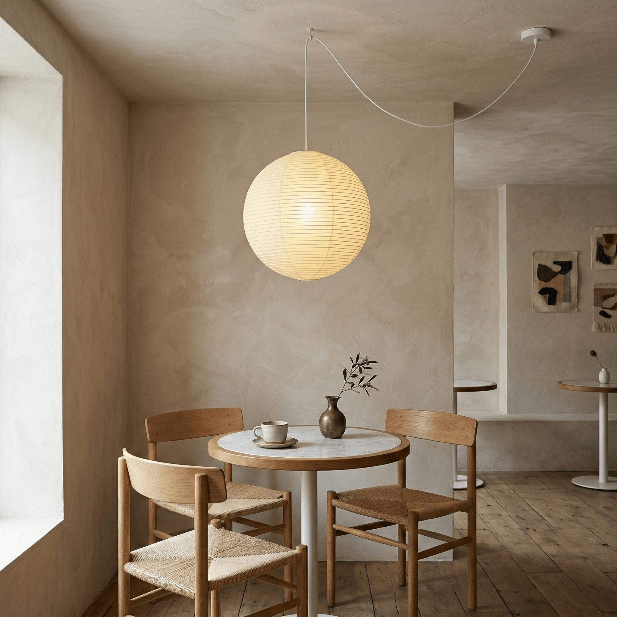 Akari Spherical Pendant Light