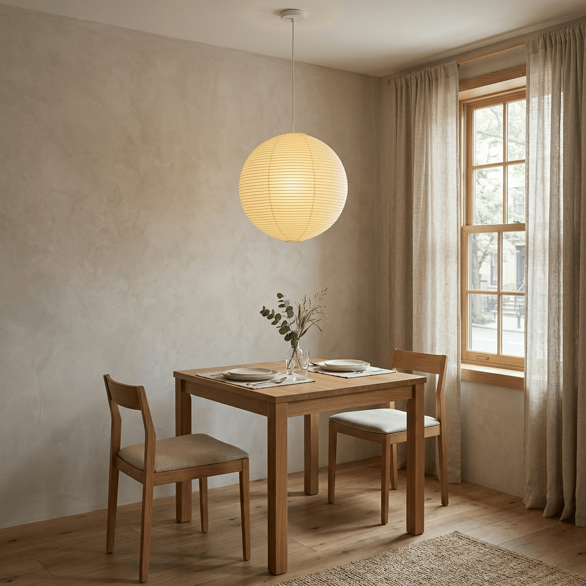 Akari Spherical Pendant Light