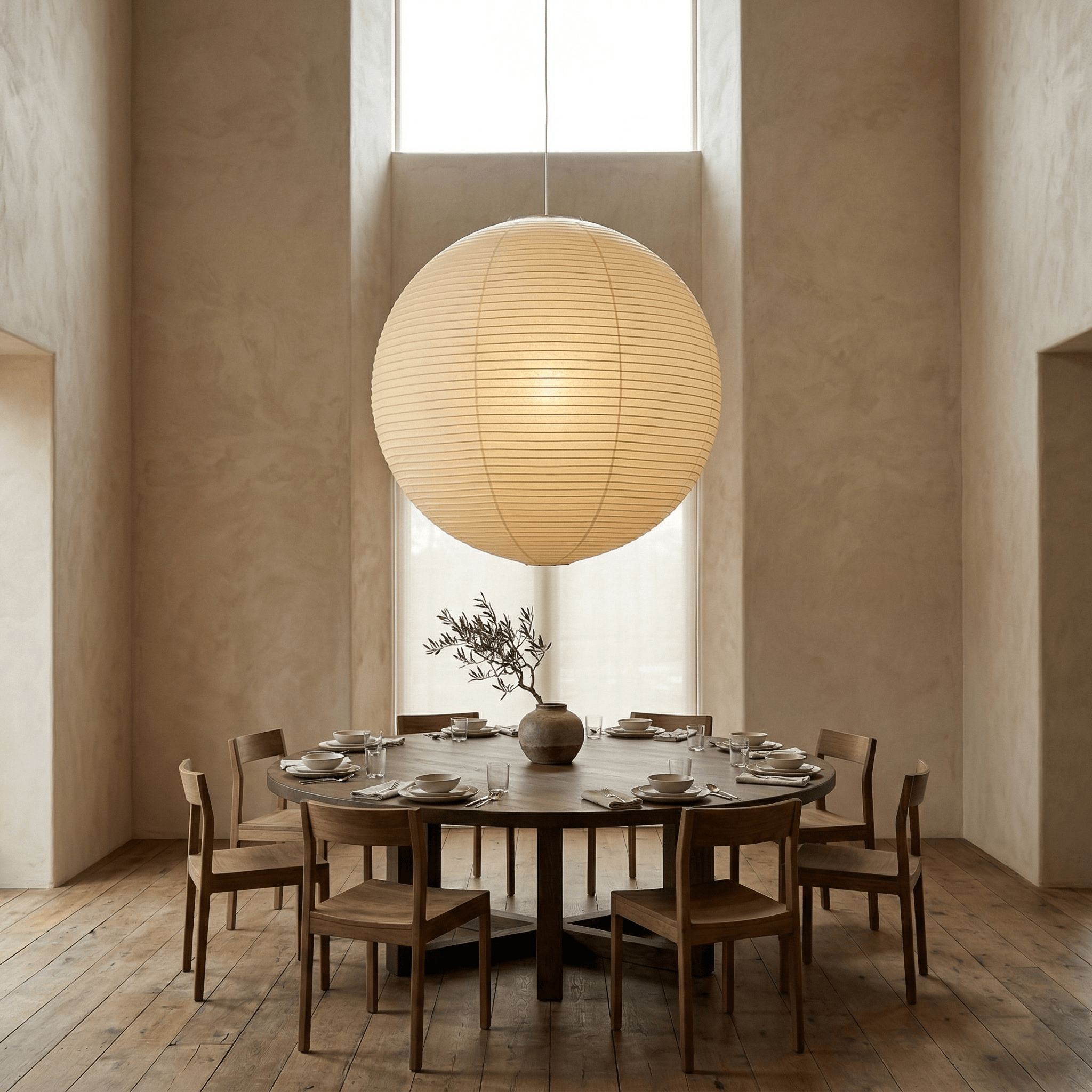 Akari Spherical Pendant Light